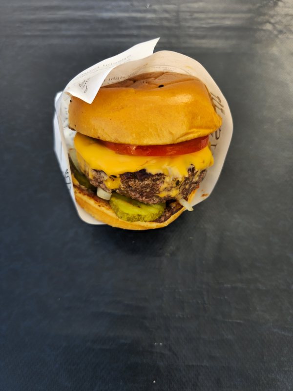Cheeseburger vom Grill